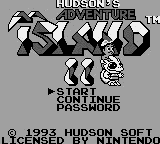 Adventure Island II - Aliens in Paradise Title Screen